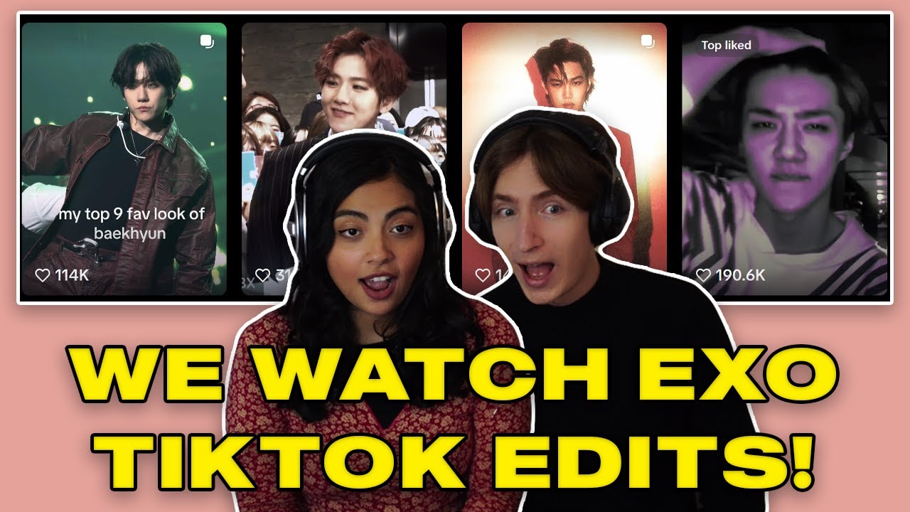 First Time Reacting to EXO TikTok Edits | EXO-L Couple Reacts to and Rates EXO Edits