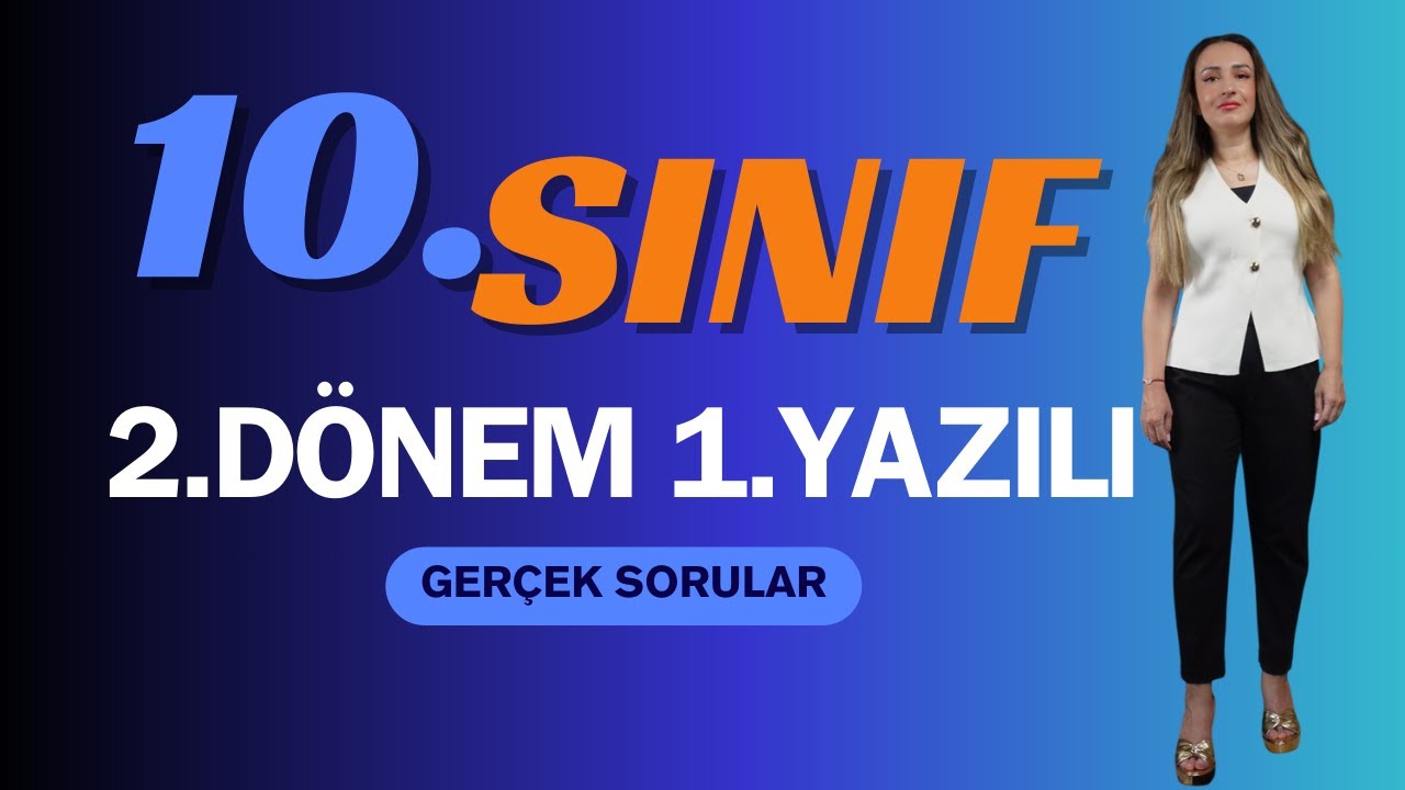 10. sınıf edebiyat 2. dönem 1. yazılı soruları - GERÇEK SORULAR