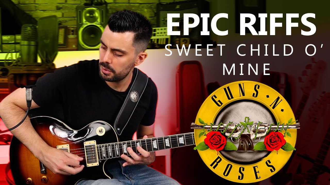 EPIC RIFFS: Sweet Child o' mine GUITAR TAB | Como tocar Sweet child o' mine | Marcos García