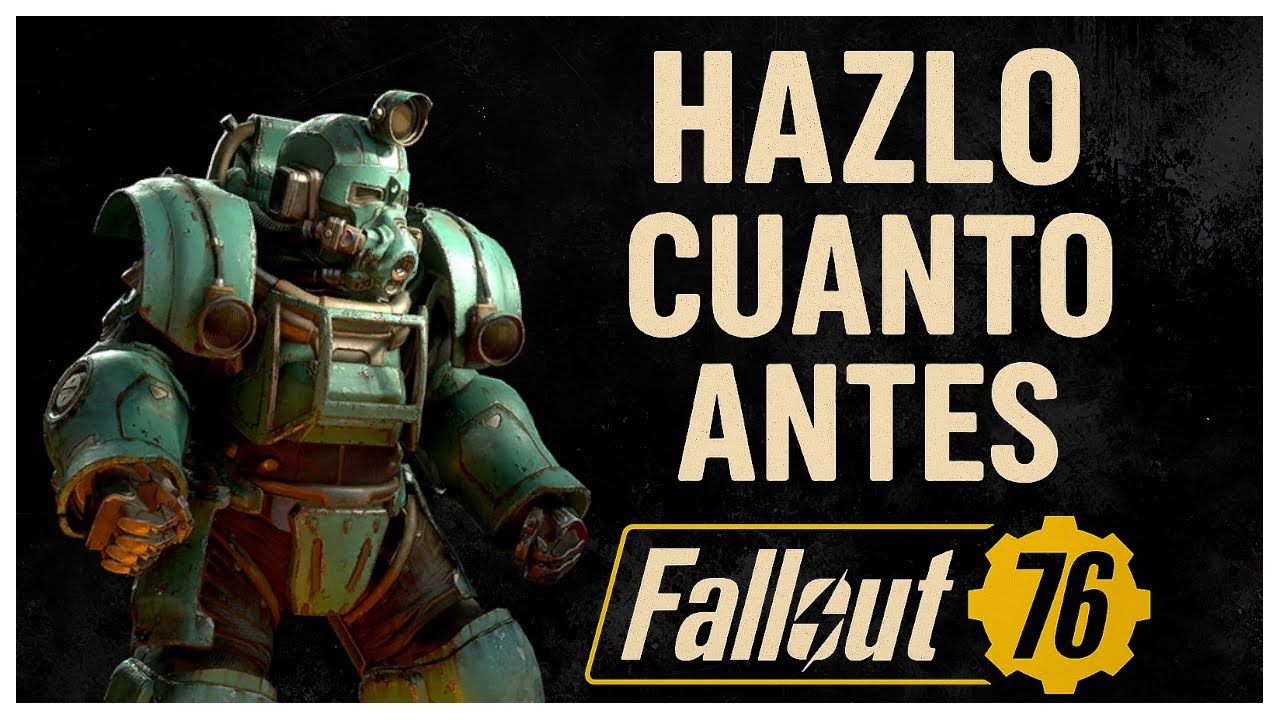 ⚠️ Fallout 76 - &iexcl;Haz esto YA antes del nerf !  ( Nuevos Jugadores Capitulo 1 ) ⚠️