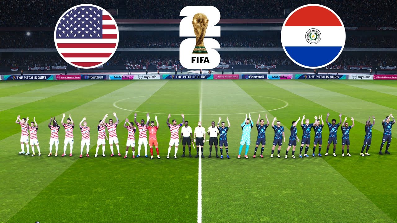 USA vs PARAGUAY - 12 June FIFA World Cup 2026 Full Match Gameplay
