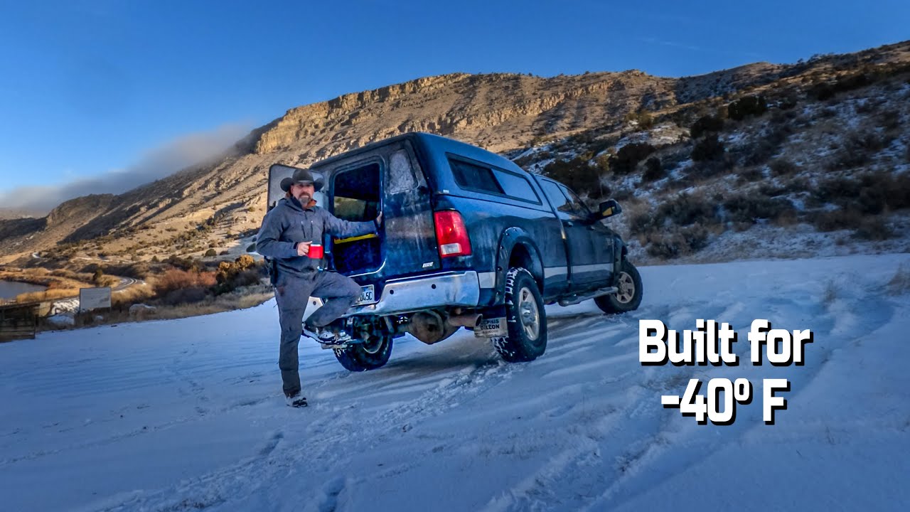 I Built a Winter Truck Camper to Hunt Wolves!
