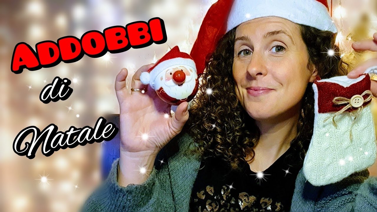🎄TI RILASSO CON LE DECORAZIONI DI NATALE||ASMR ITA