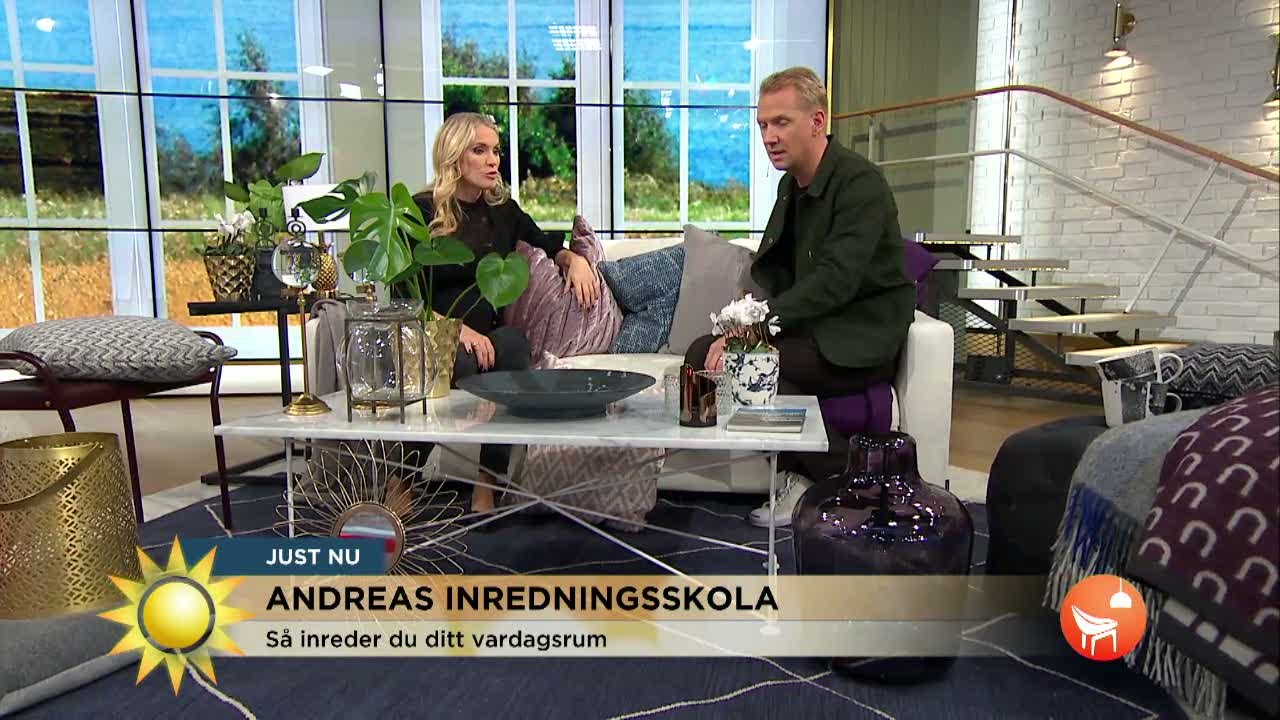 Så inreder du ditt vardagsrum - Nyhetsmorgon (TV4)