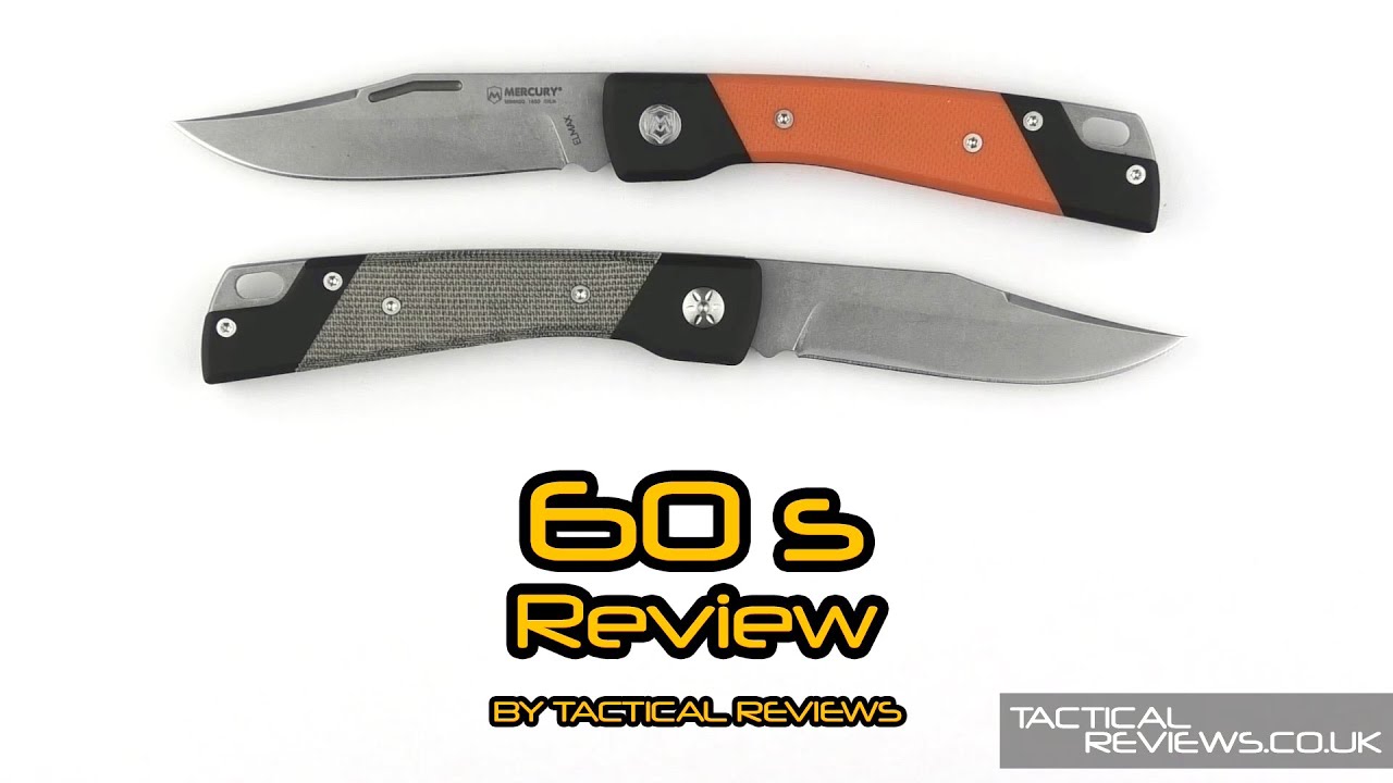 Mercury Luc - a modern take on the slip joint Folding Knife - Sixty Second Review