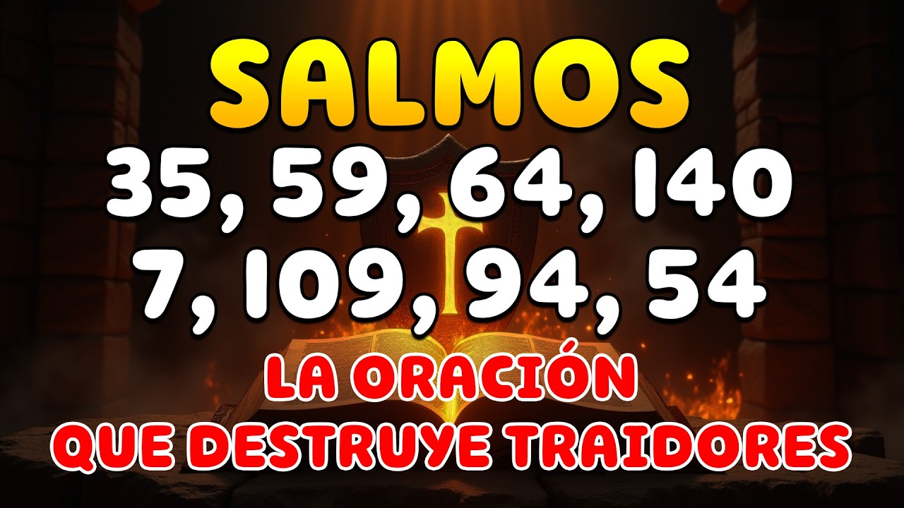 Salmo 35, 59, 64, 140, 7, 109, 94, 54 - La Oración Que Destruye Traidores - Tu Enemigo Caerá Ahora