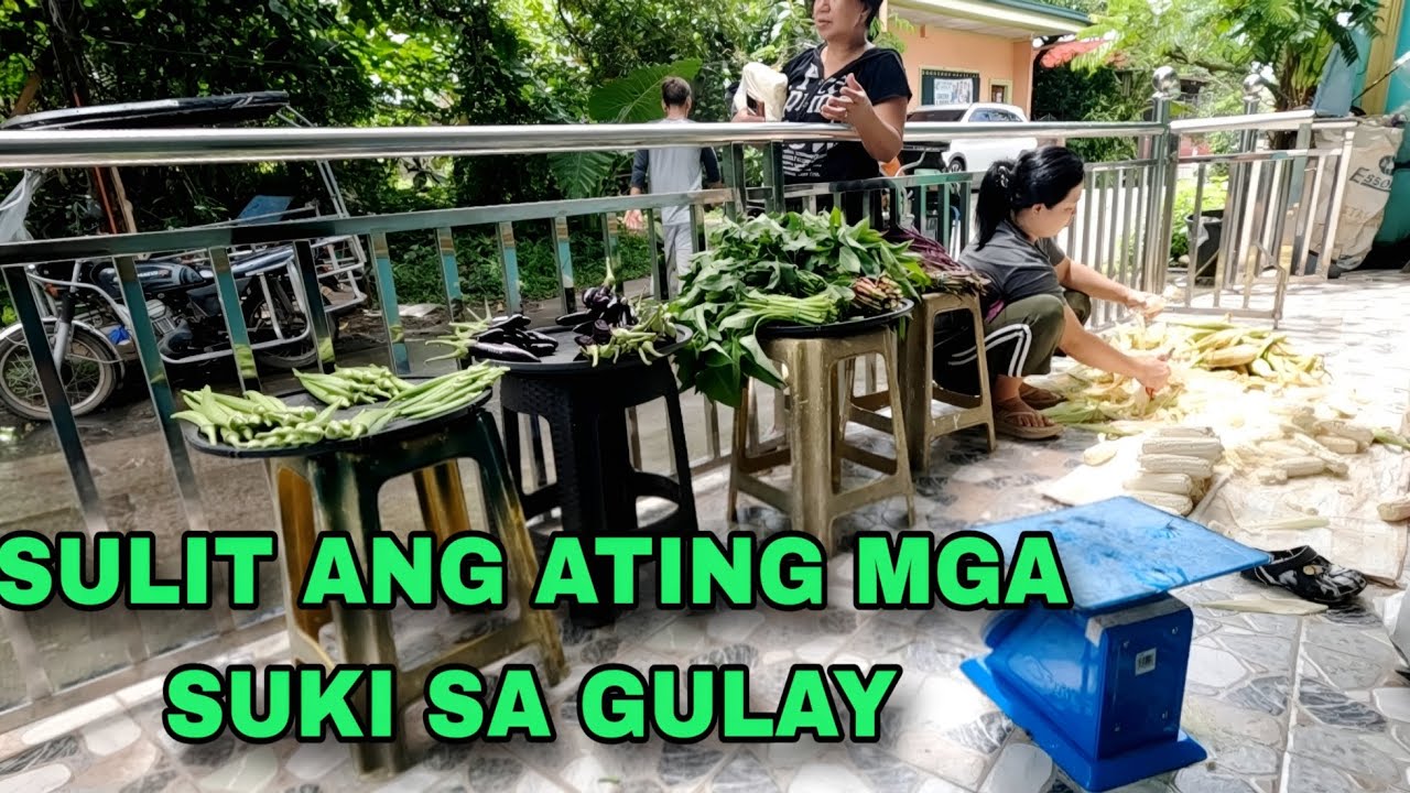 Ubos ang mga paninda'ng gulay