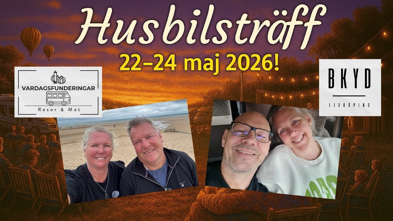 Husbilsträff med Vardagsfunderingar tillsammans med Backyard Lidköping - 