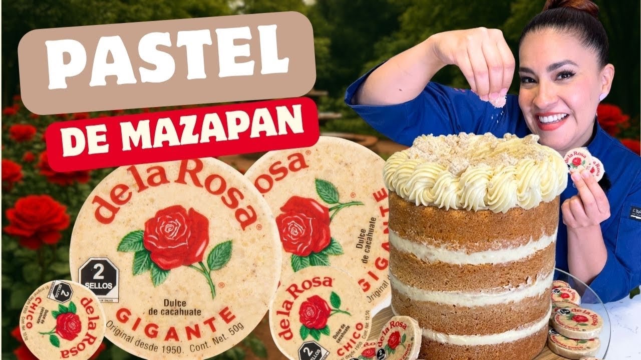 PASTEL DE MAZAPÁN 🤩✨🍰