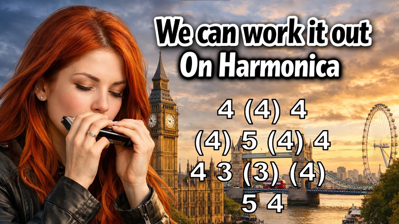 WE CAN WORK IT OUT ON HARMONICA ( CHROMATIC ), ARMÓNICA CROMÁTICA, TABS, GAITA DE BOCA MUNDHARMONIKA