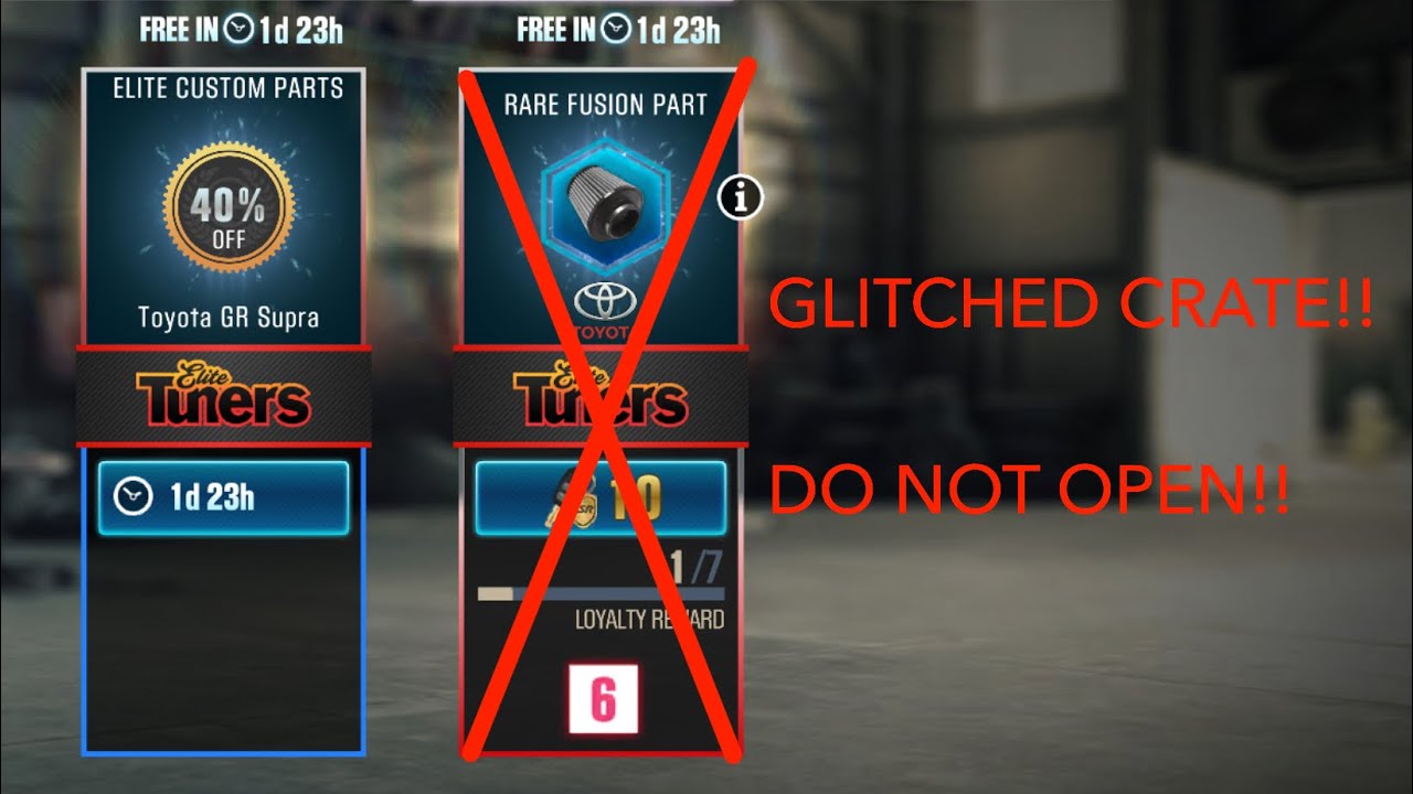 CSR2 - John's Tuner Pit - GAME BREAKING GLITCH!! SAVE YOUR GOLD KEYS!!