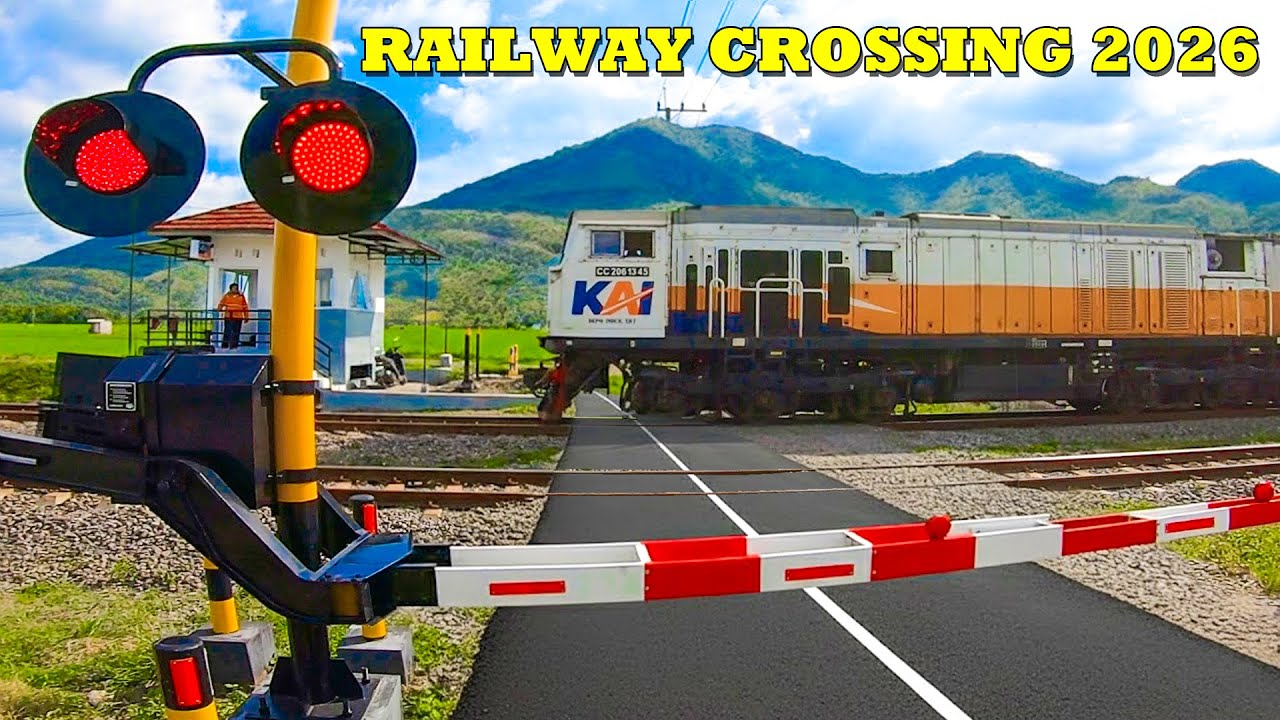 Railway Crossing | Kompilasi 8 Jenis Palang Perlintasan Kereta Api Di Indonesia 2026