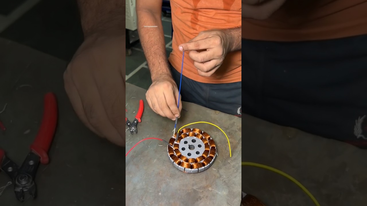 fan kaise taiyar hota hai part 2  #fanwinding #fanrepring #shorts #craft #repring #electrician