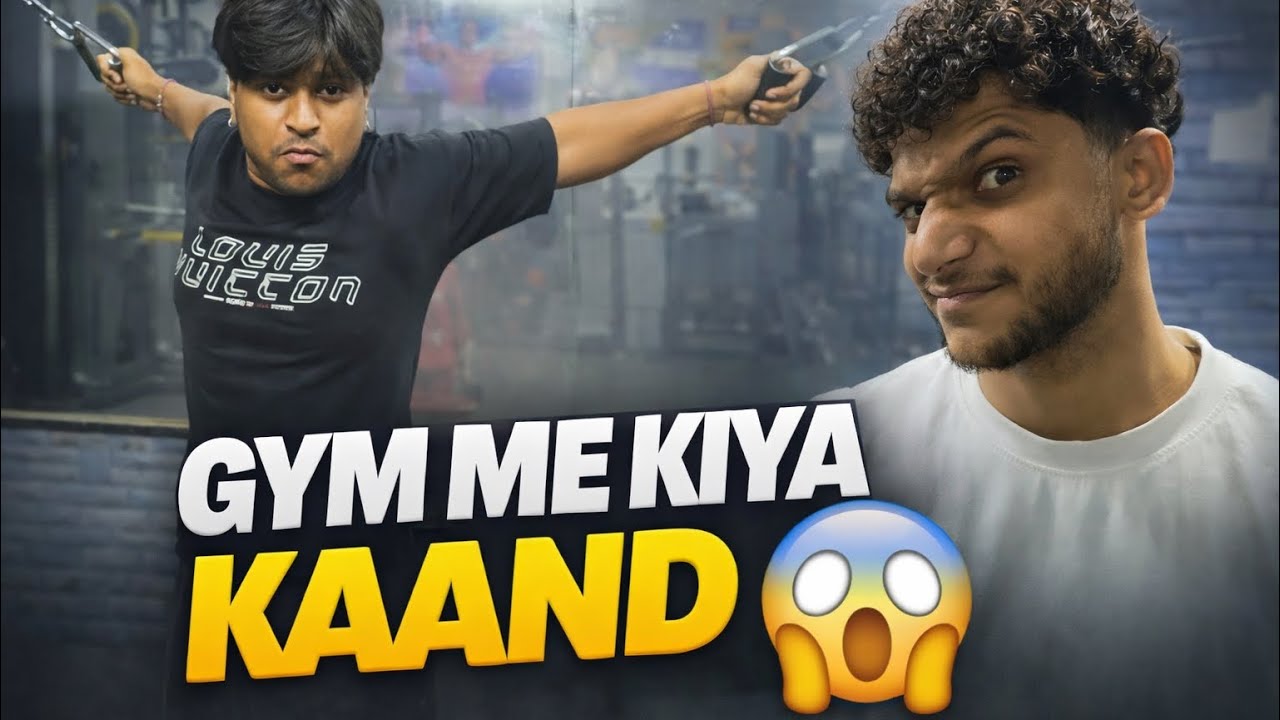 Ajj toh gym me kaand krdiya 😱😂 