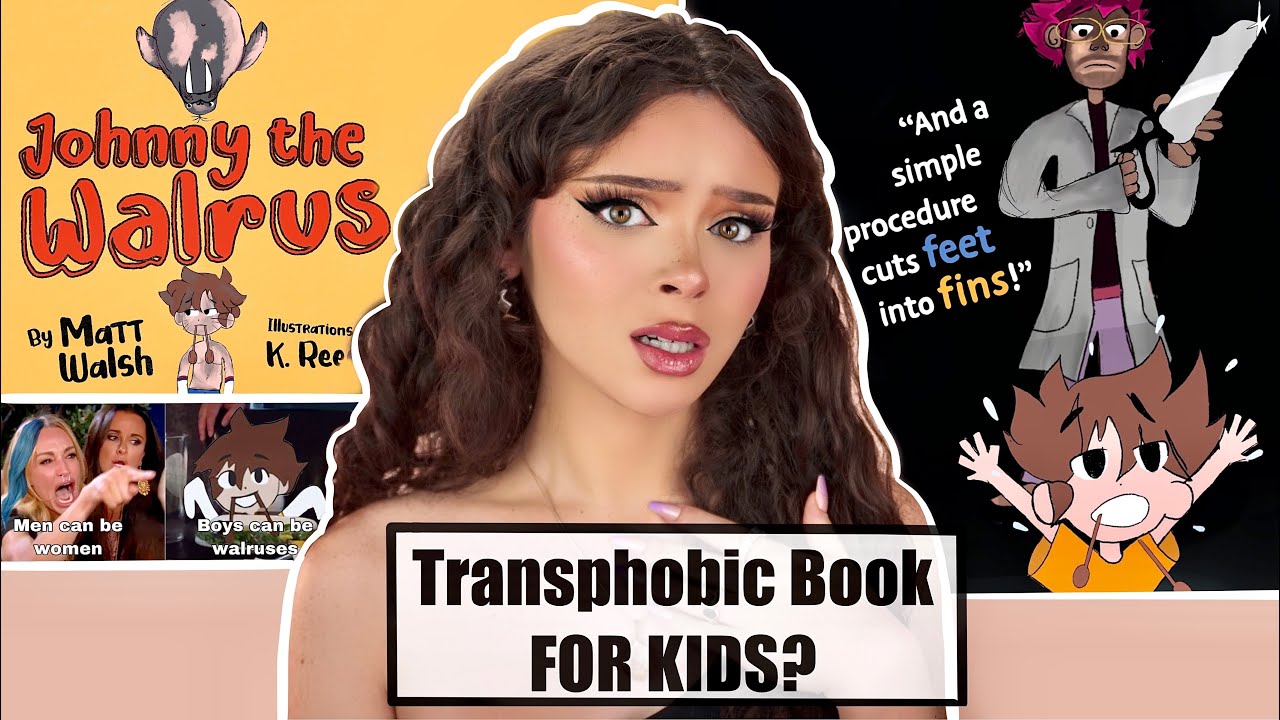 Трансфобы пишут детские книги... Реакция трансгендерной девушки