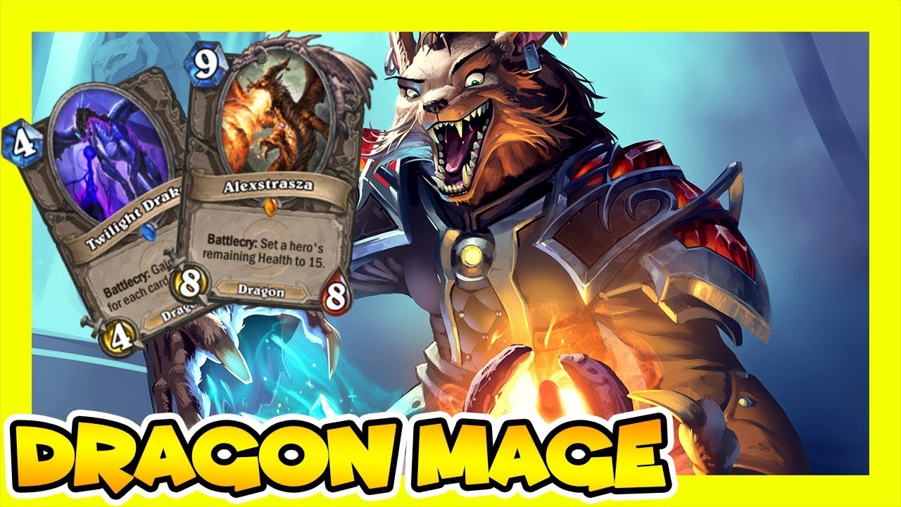 Playing Dragon Mage in HIGH LEGEND | Rise of Shadows | Hearthstone