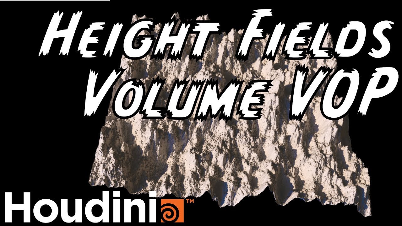 Mainpulate Height Fields with Volume VOP in Houdini