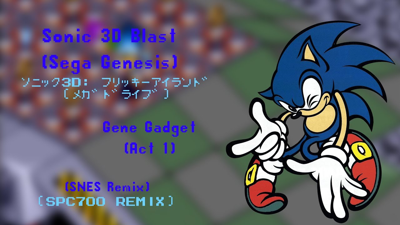 Sonic 3D Blast (Sega Genesis) - Gene Gadget (Act 1) (SNES Remix)