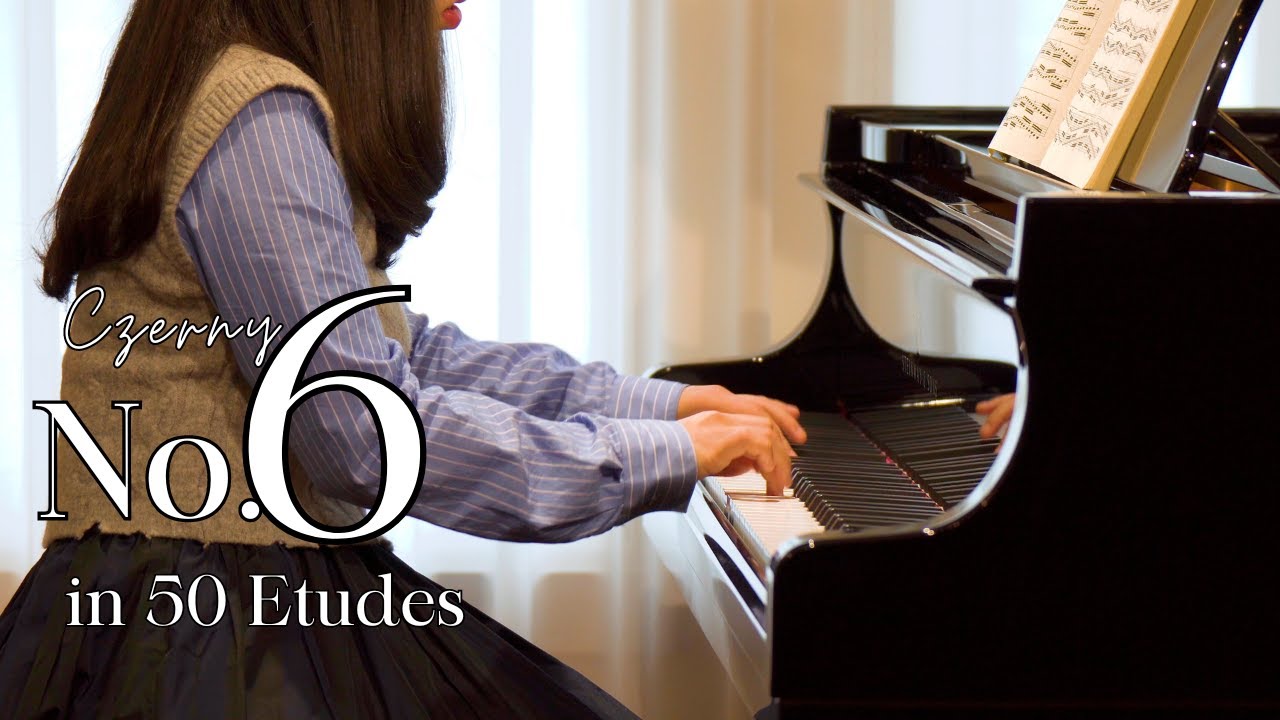 ツェルニー50番練習曲第6番 (Czerny op.740 No.6, from The Art of Finger Dexterity)