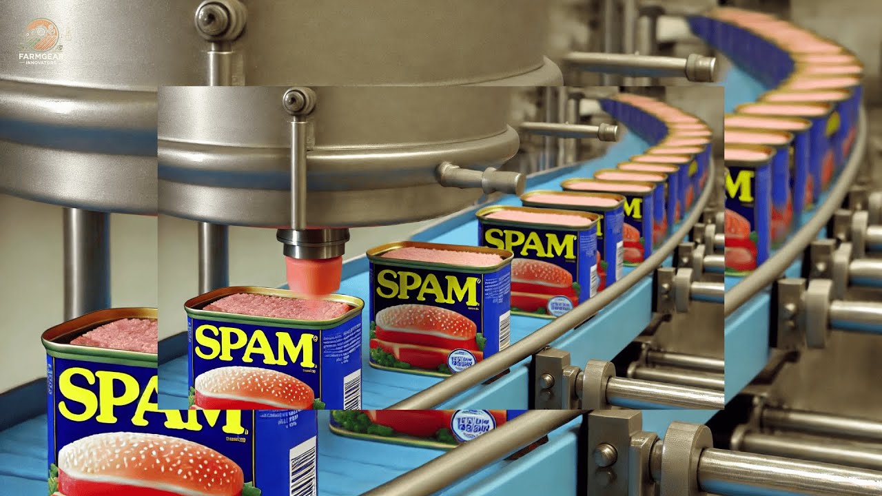How Millions of SPAM Cans Are Made in a  Process Factory | How It's Made 🥫
