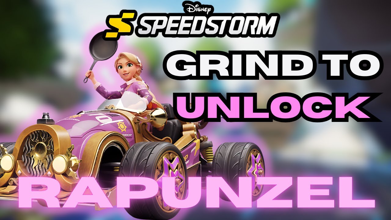Grind to Unlock RAPUNZEL | Disney Speedstorm