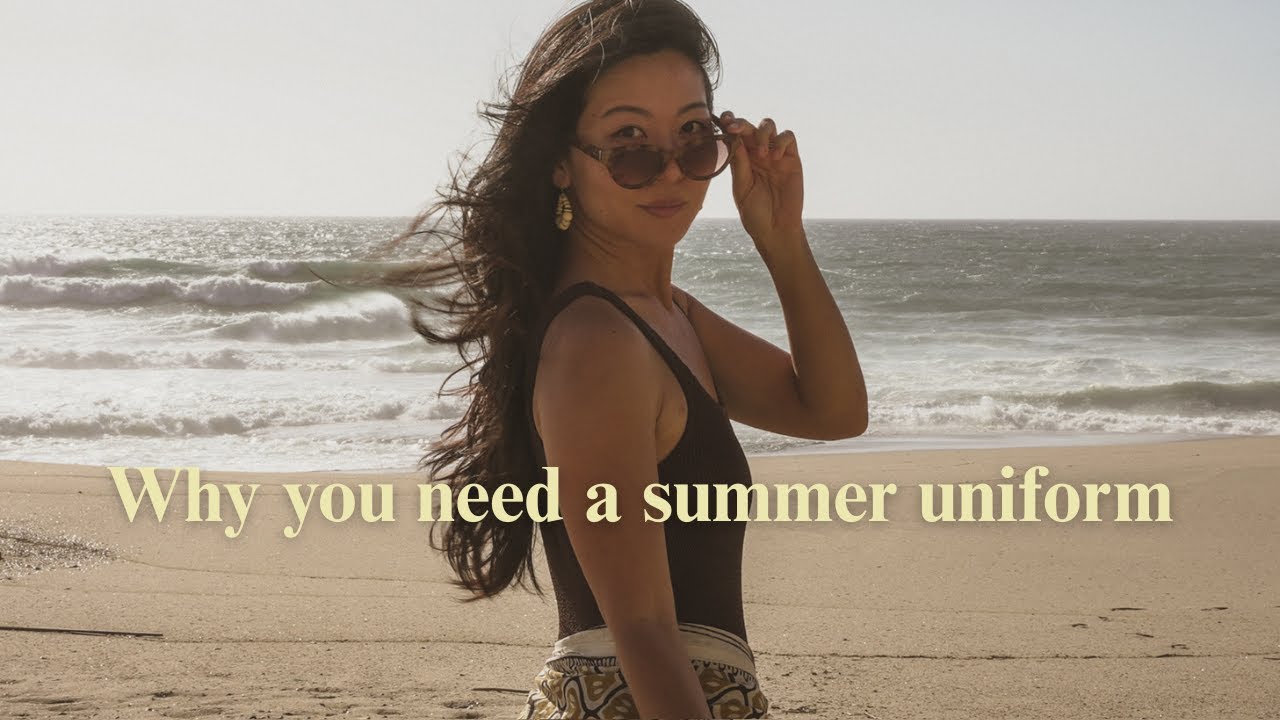 I minimized my closet with the uniform method (my summer capsule wardrobe)