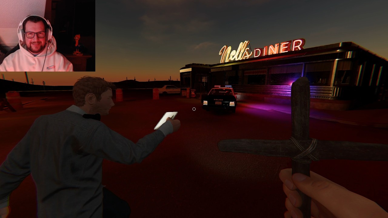 Visiting Nell's Diner for the first time together - Phasmophobia