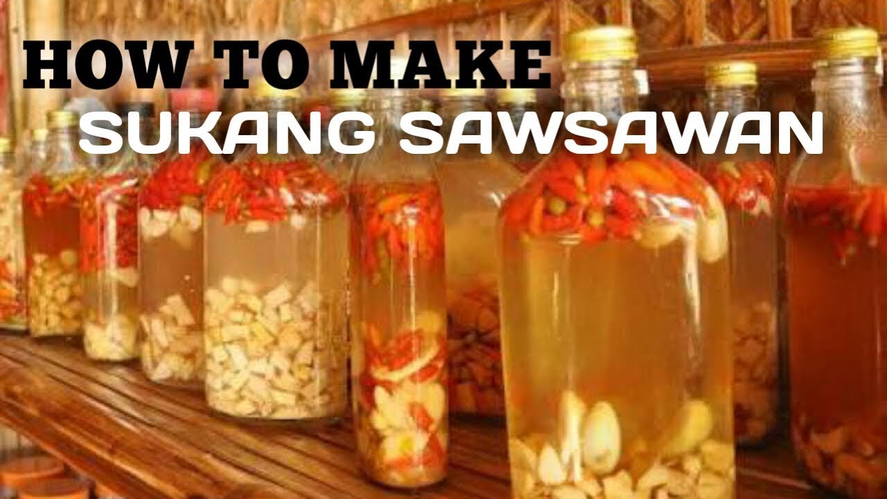 PAANO GUMAWA NG SUKANG SAWSAWAN. (SPICED VINEGAR)