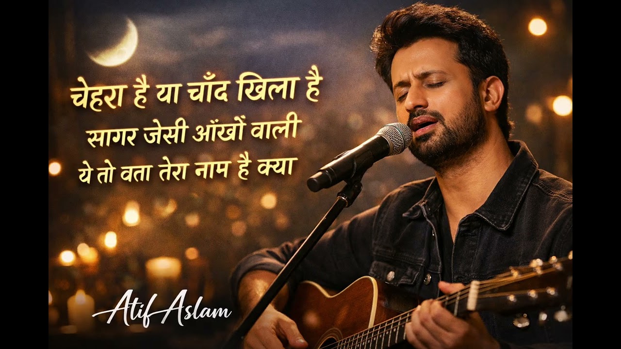 Chehra Hai Ya Chand Khila Hai | Atif Aslam Cover | Soulful Unplugged