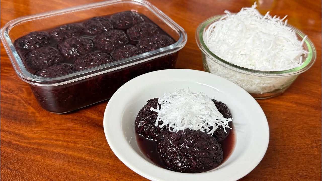 របៀបធ្វើ ត្រប៉ែដំណើបខ្មៅ || How to make Fermented Black Sticky Rice