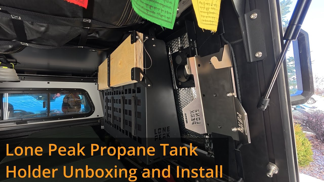 Lone Peak Propane Tank Holder - Unboxing and Install