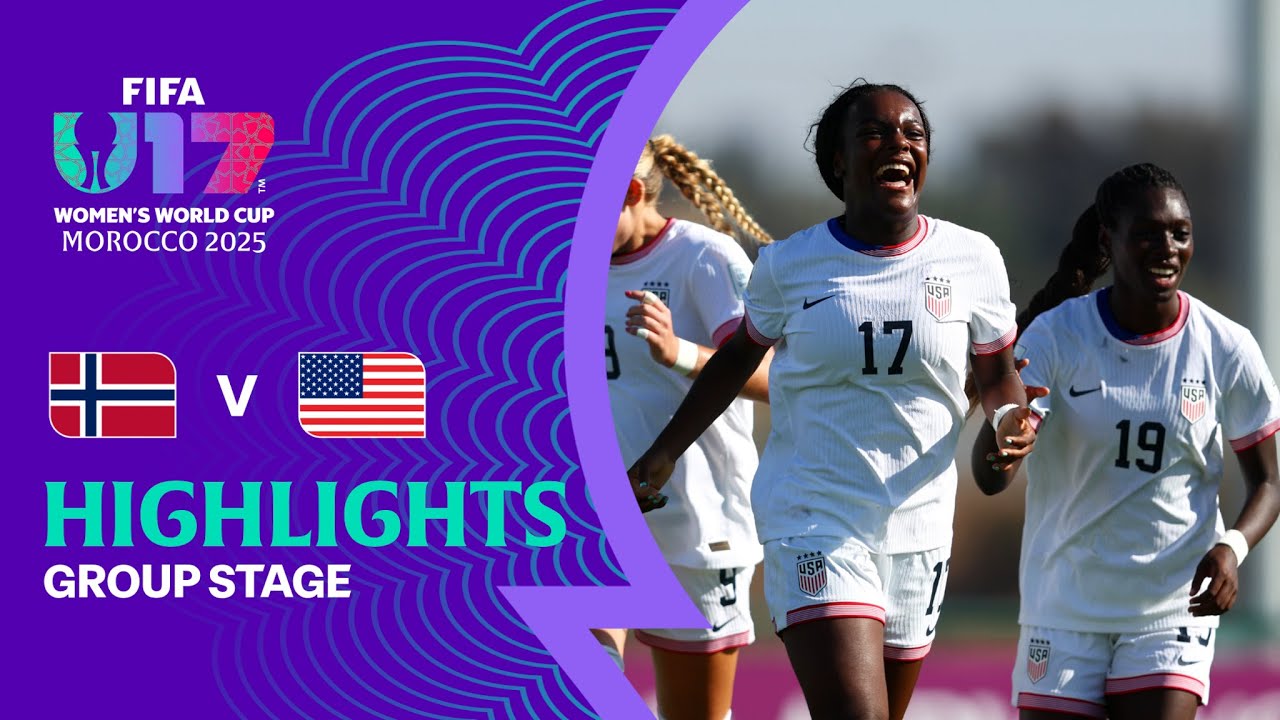 Norway vs USA Highlights | FIFA U-17 Women's World Cup Morocco 2025™