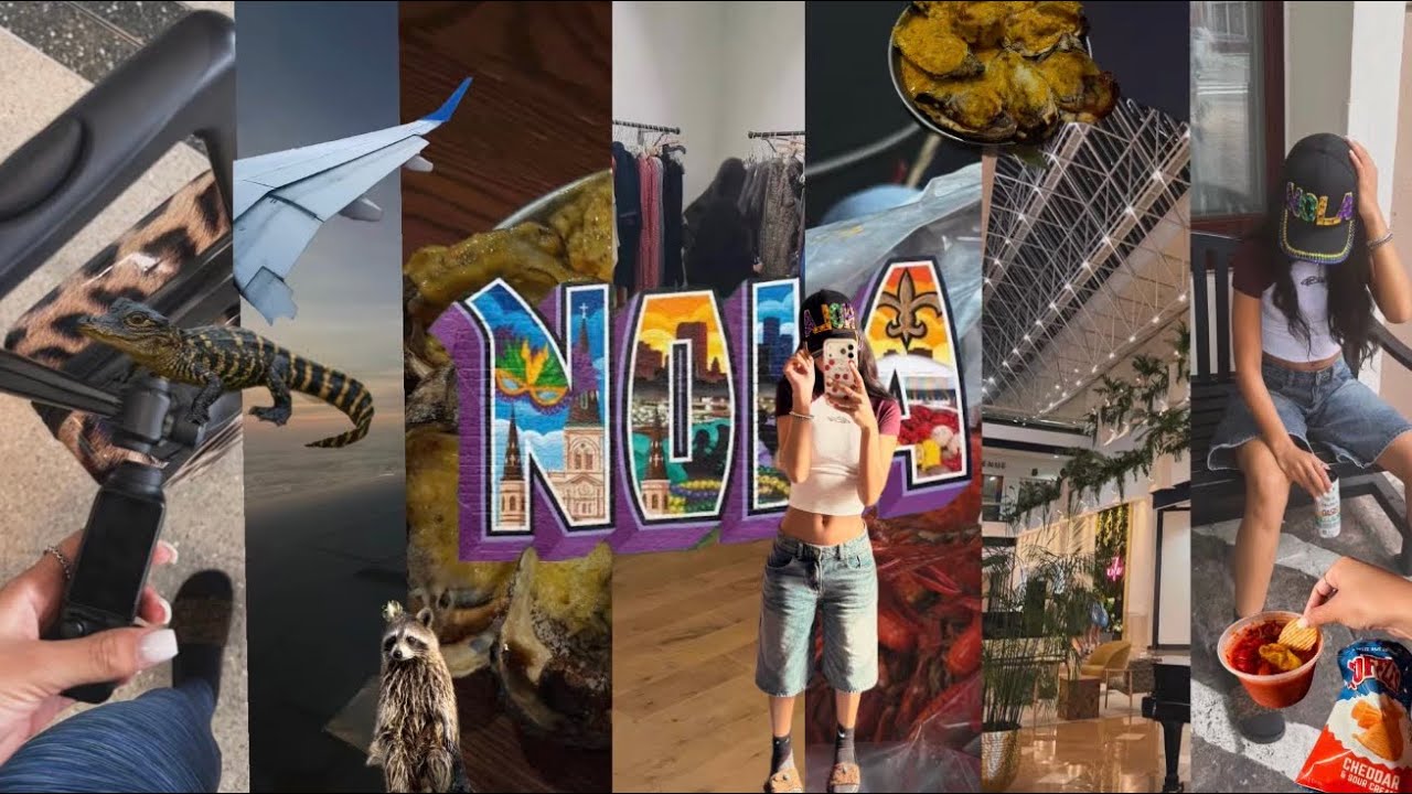TRAVEL VLOG :  72 hours in NEW ORLEANS🎷🎭 |food reviews, shopping, AM I CRAZY??? | erinnmichelle_tv |