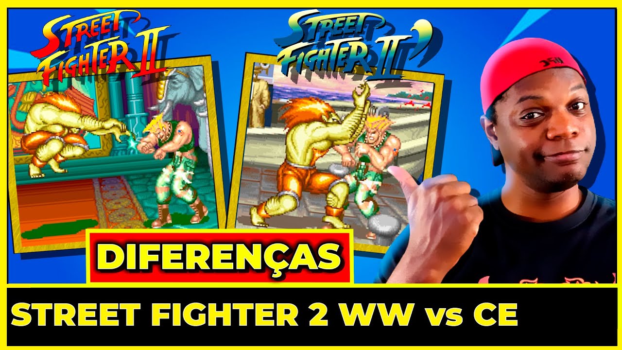 [PARTE 1] As diferenças nos golpes de Street Fighter II World Warrior e Champion Edition