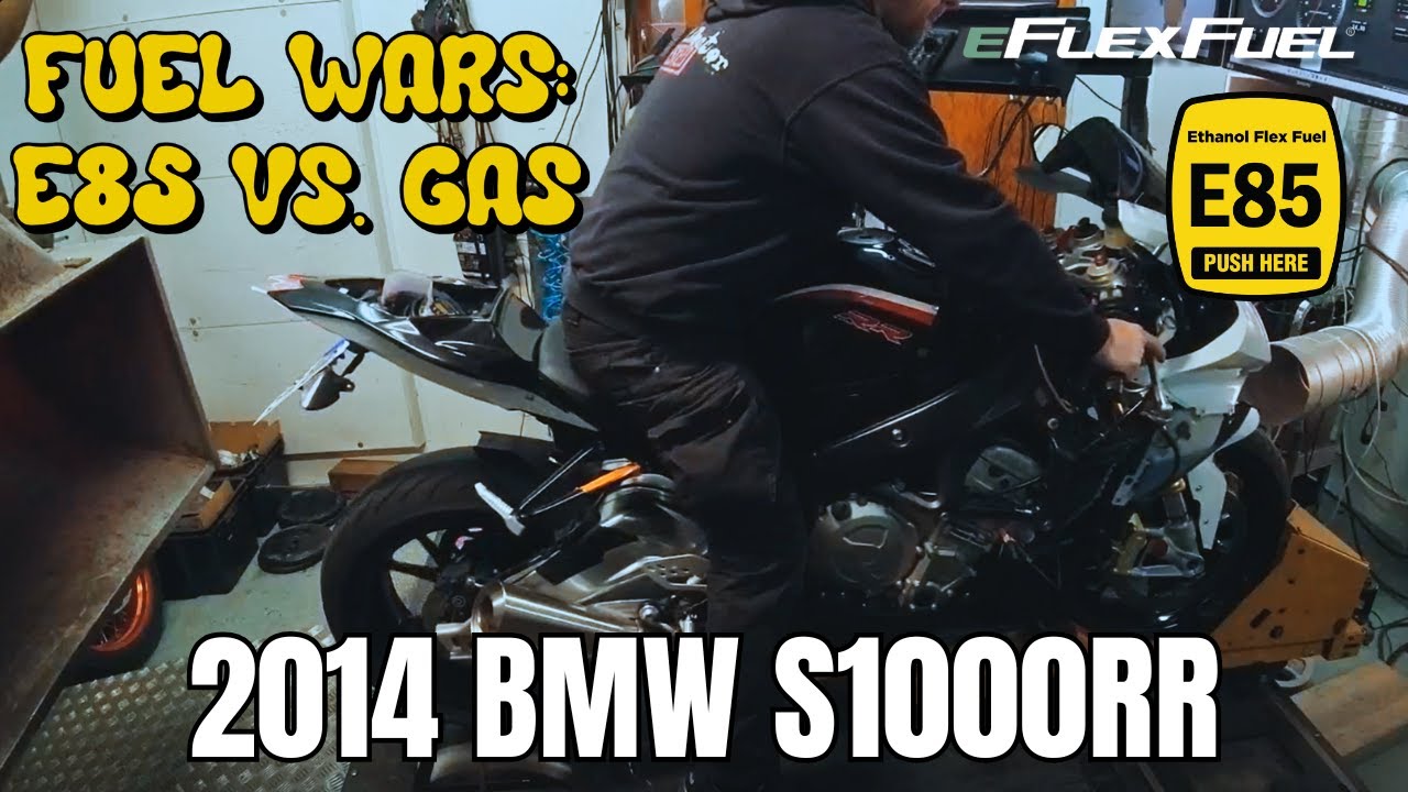 Fuel Wars: 2014 BMW S1000RR Dyno | eFlexFuel + E85 vs. Gas: Which Wins?