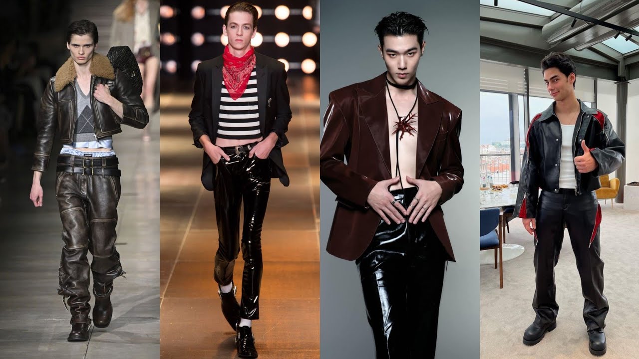 Wearing leather for a week reaction were wild #fashion #leathercomplex #fashionstyle #leather #new 