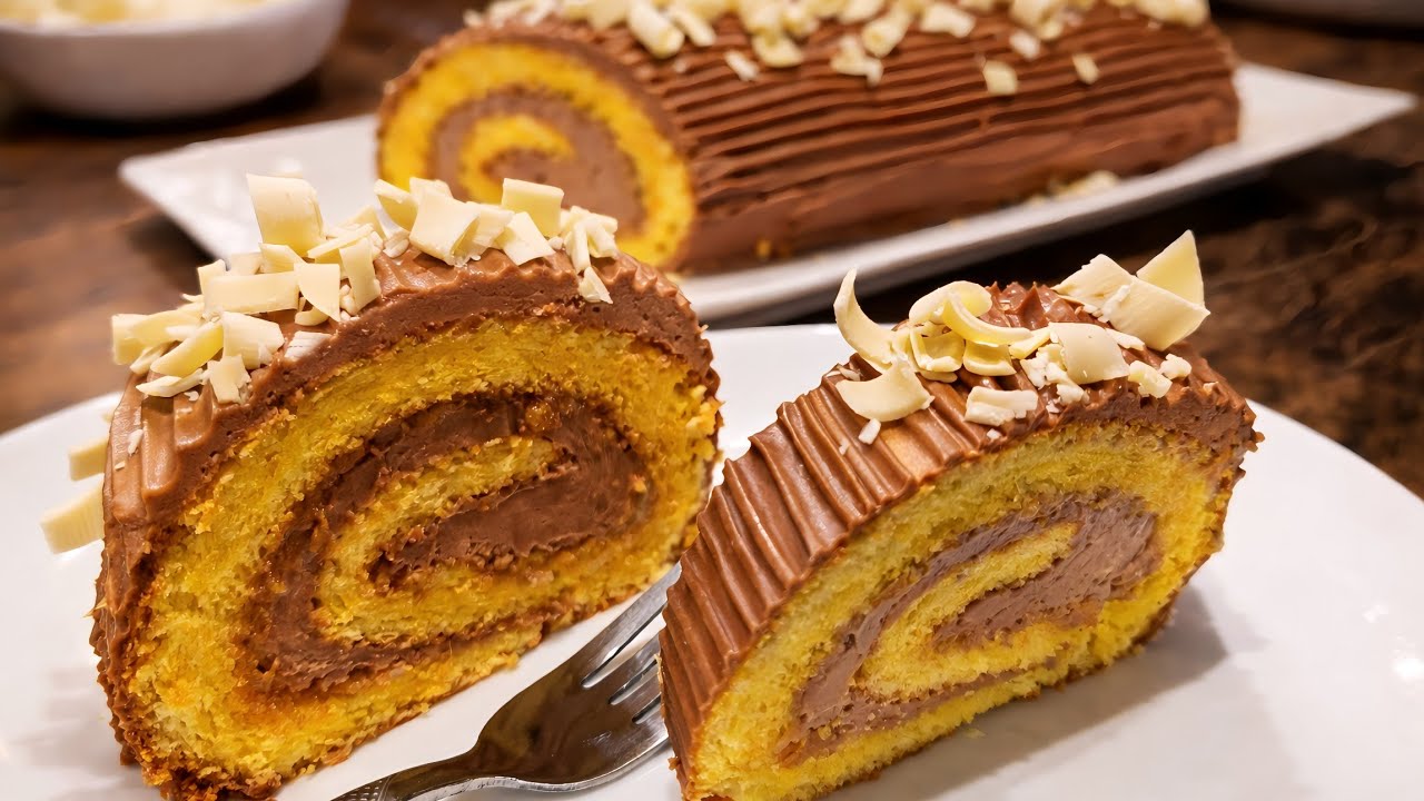 Čokoladni jaffa rolat  - fil od 2 sastojka