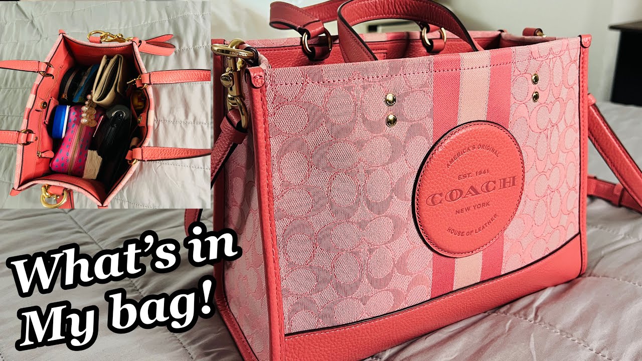 UPDATE! / WHATS IN MY COACH DEMPSEY SIGNATURE #whatsinmybag