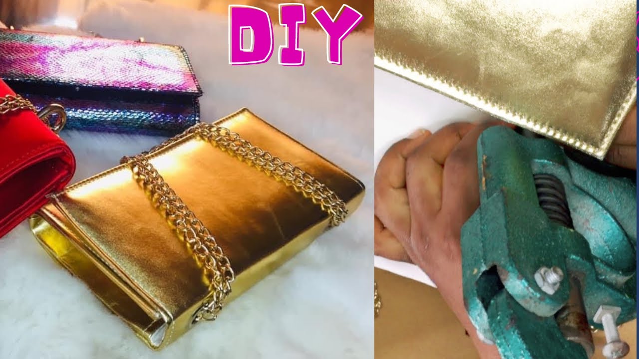 ⭐How To Make Fancy Clutch Purse | Fashion Bag | Khembuzz