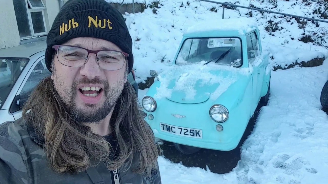 Invacar snow silliness. Will she donut?