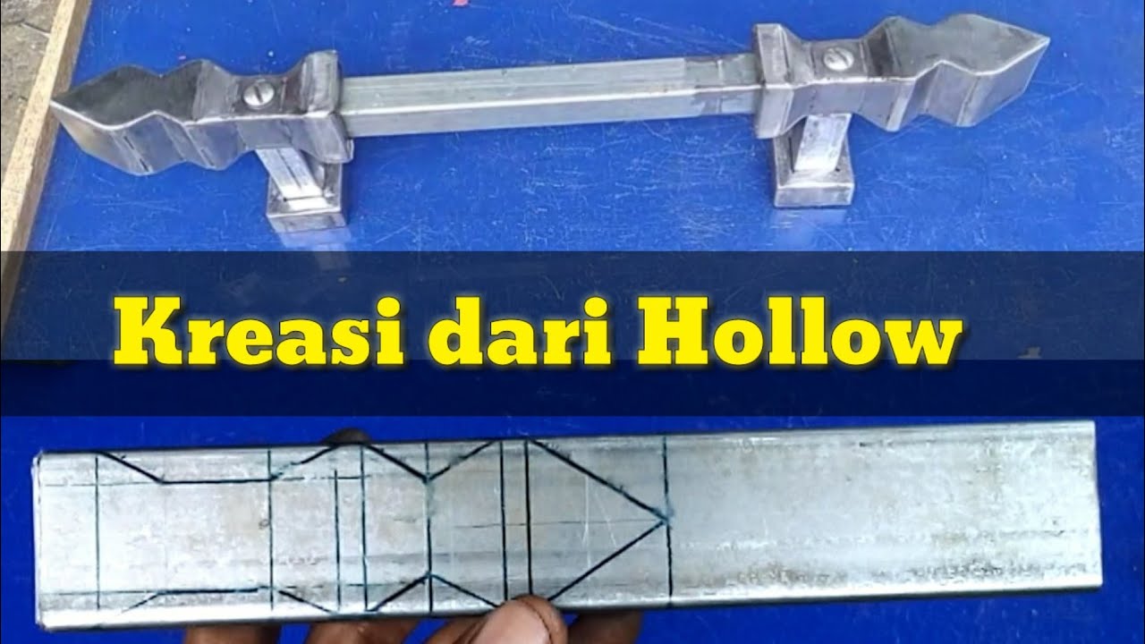 kreasi dari hollow bekas potongan(skill pemula handle 2019)