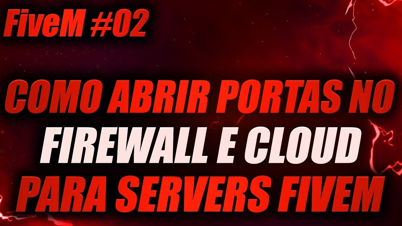 Curso gratuito de FiveM #02 - Como abrir as portas Na google Cloud e do Firewall para servidor FiveM