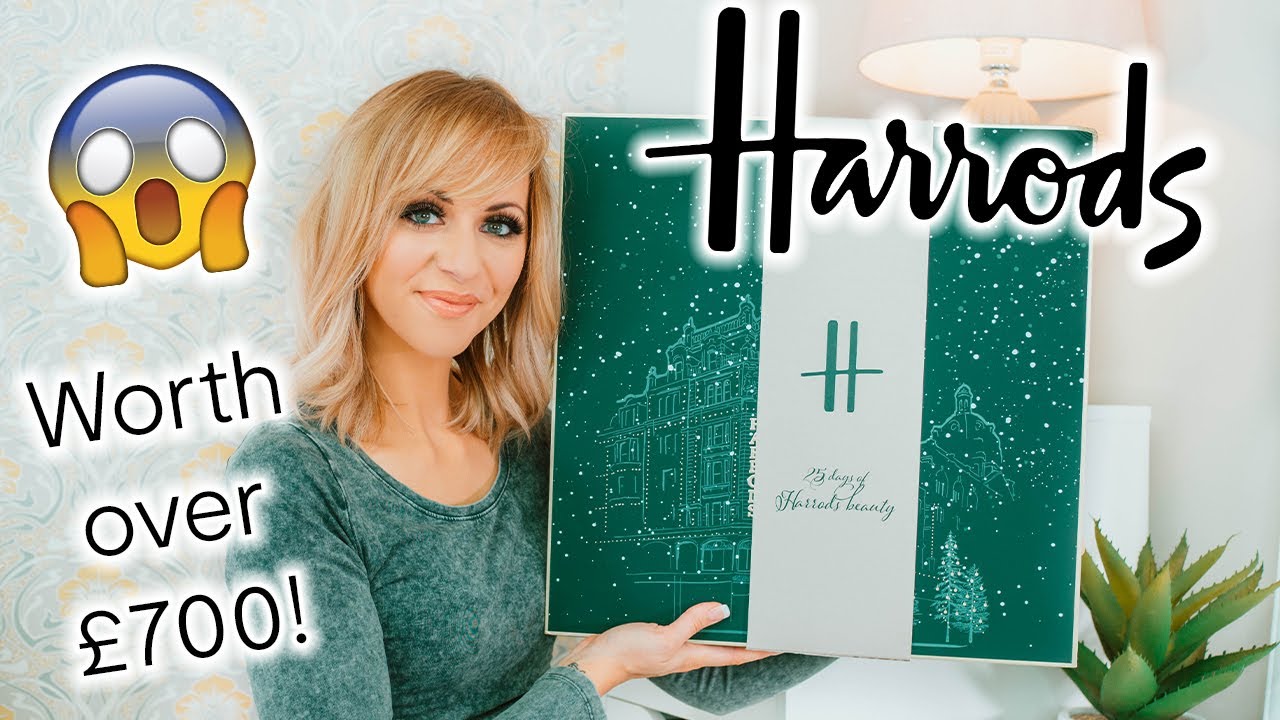 HARRODS BEAUTY ADVENT CALENDAR UNBOXING 2020 - PREMIUM BEAUTY CALENDAR WORTH OVER £700!