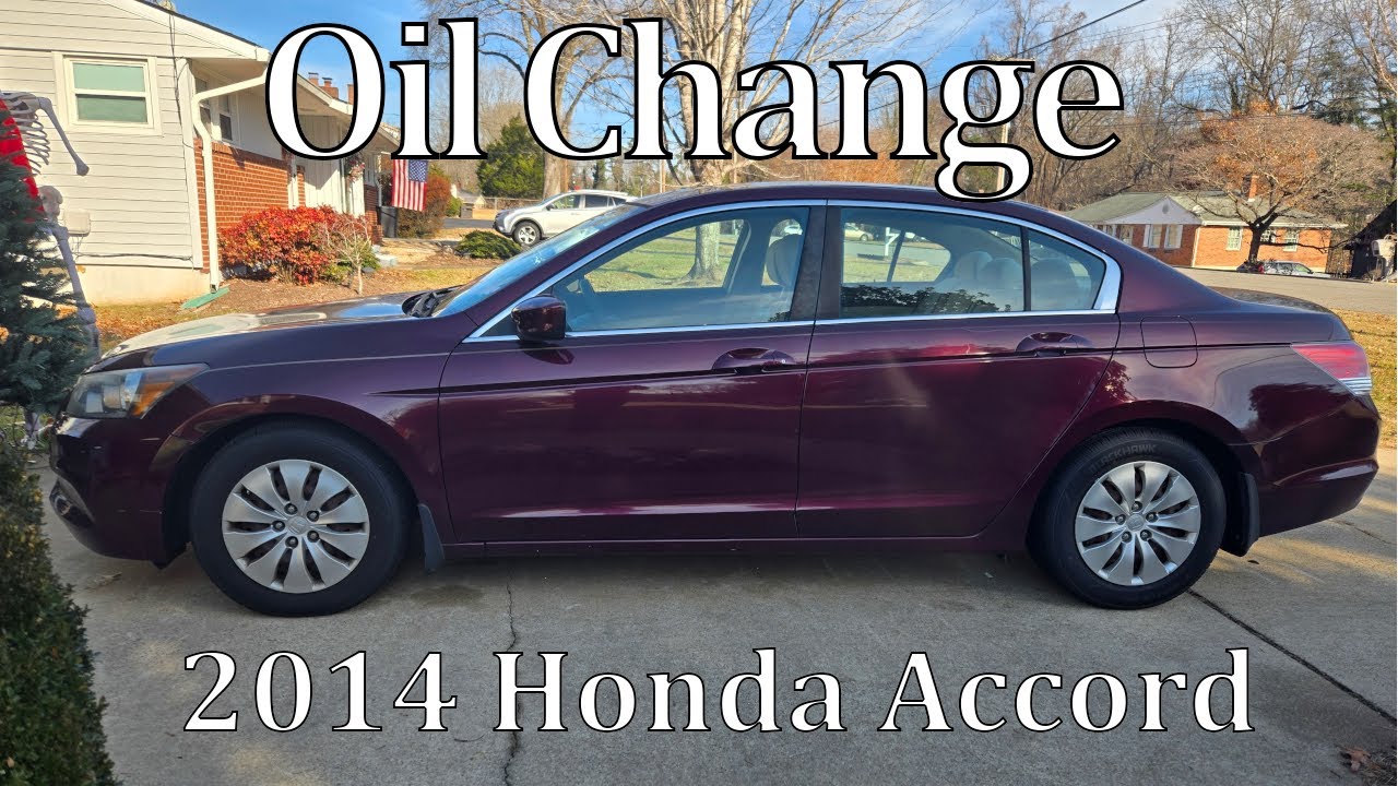 Stop Paying for Oil Changes! 2014 Honda Accord Easy DIY