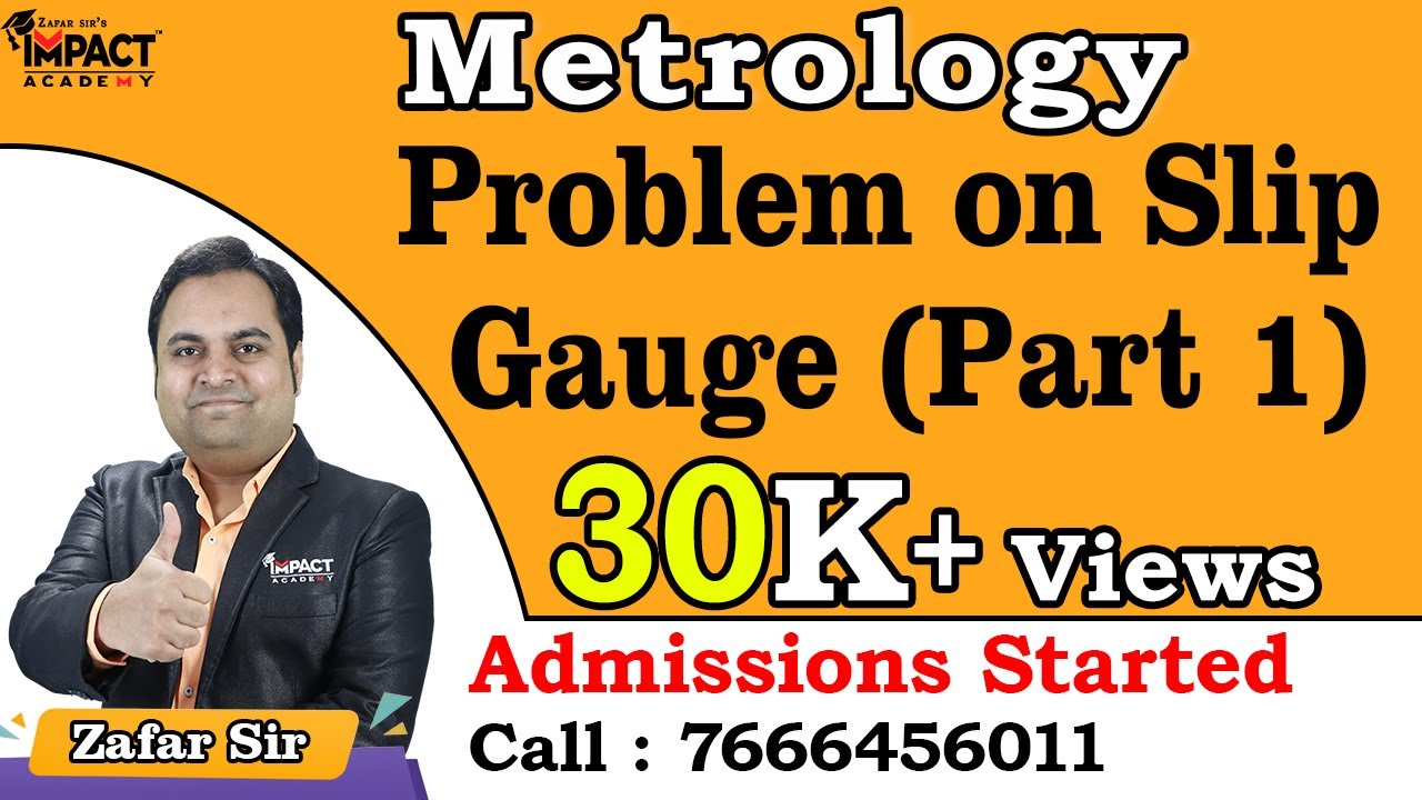 Problem on Slip Gauge (Part 1) | Metrology | Mechanical Engineering #engineering #gateexam2025 #2025
