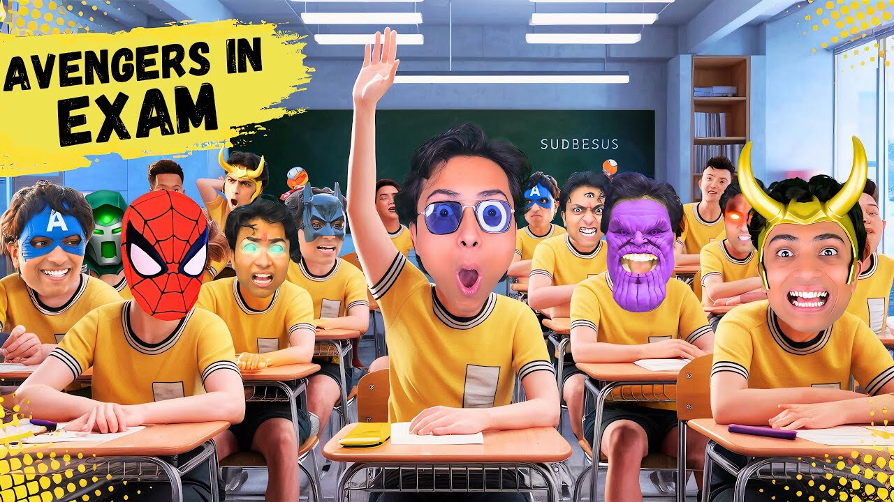 11 types of Avengers during exam 🤣🤣​⁠@Thetargetsiblings