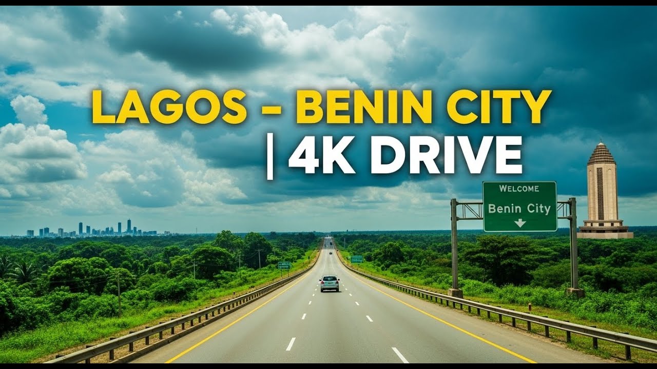 Nigeria road trip from Lagos to Benin City. 4K Driving Adventure