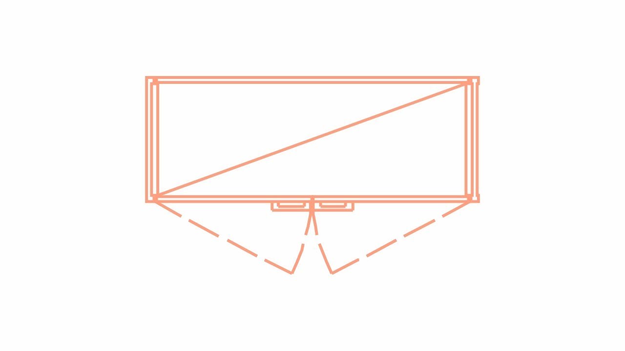 Autocad Dynamic Block - Office cabinet 2 (Plan)