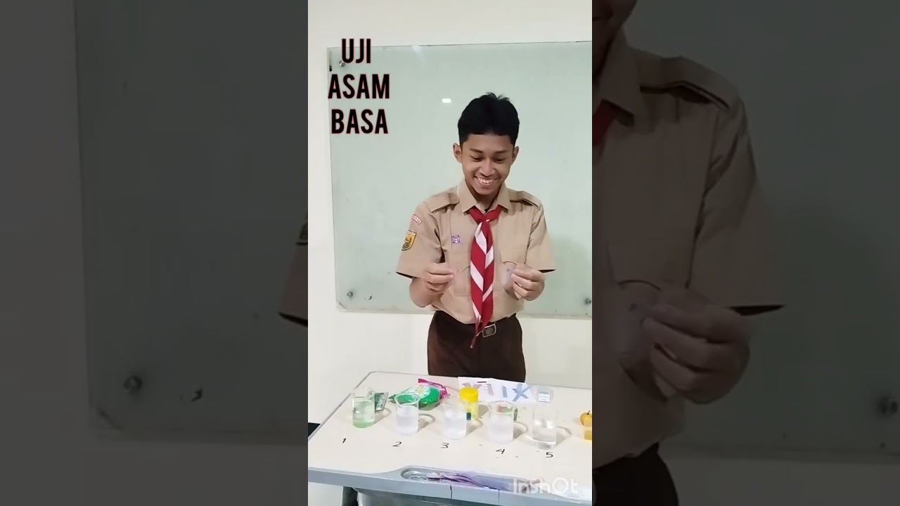 Latihan ujian praktek #asambasa dengan kertas lakmus  #XII ST -2