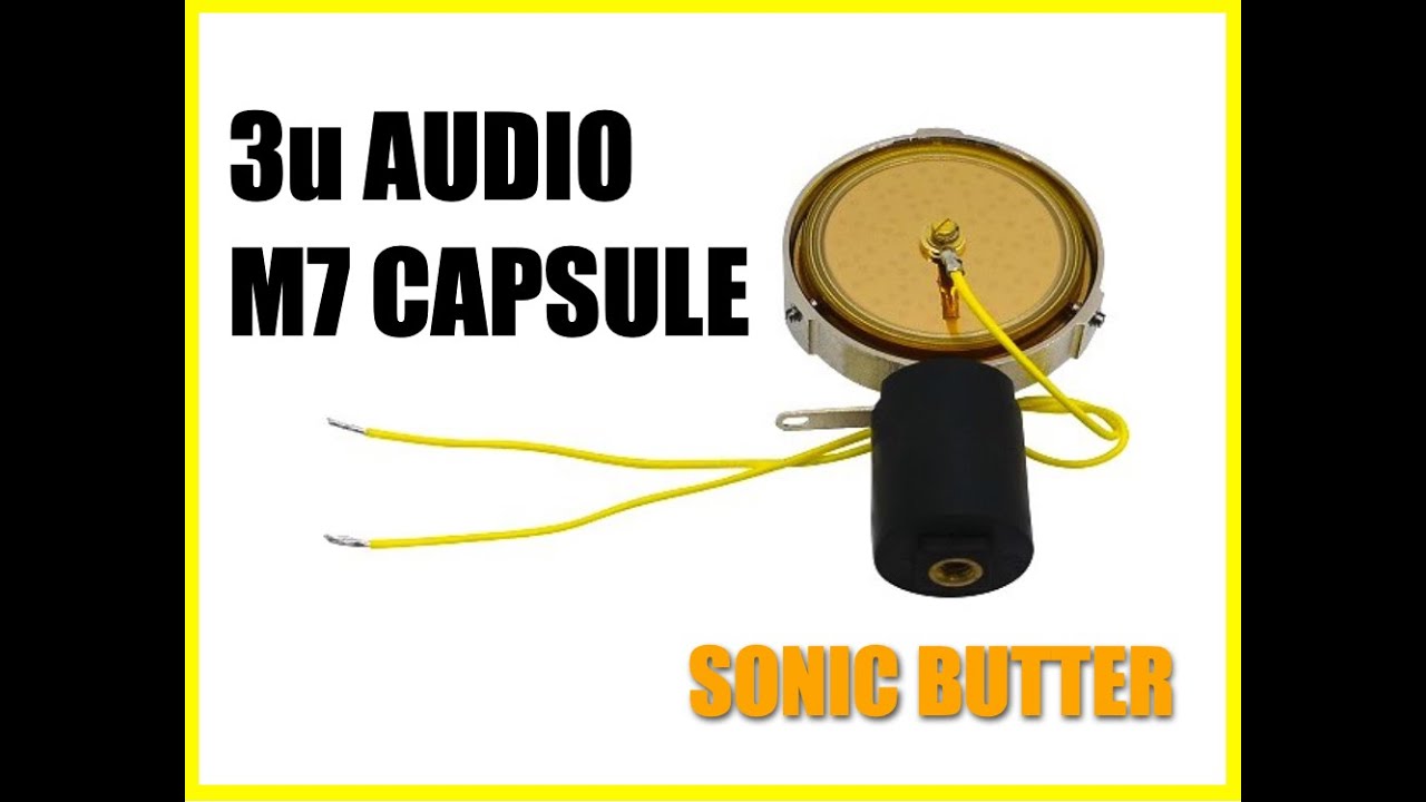 3u Audio M7 Capsule is Sonic Butter